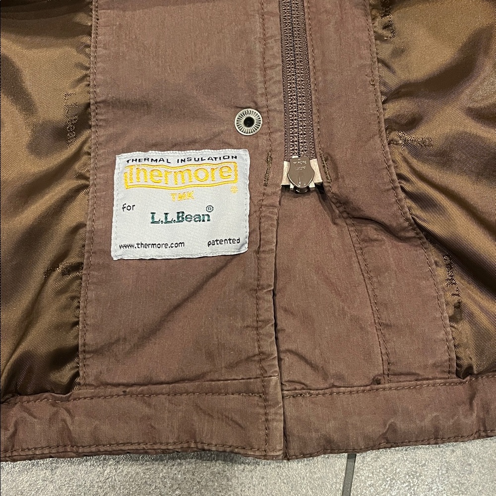 L.L Bean Vintage Quilted Bark Jacket - Picture 6 of 14